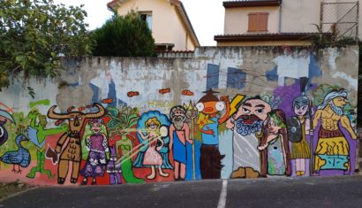 Stage de graffitis dans le cadre des Trans'urbaines